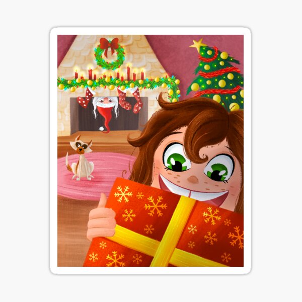 Christmas illustration Sticker