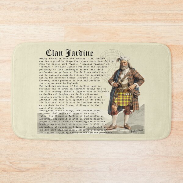 Item preview, Clan Jardine Scottish History  designed and sold by BagTown Clans.