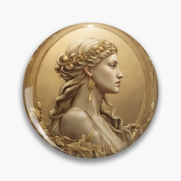 Item preview, Demeter the goddess Greek mythology myth art drawing design designed and sold by TheLocoShop.