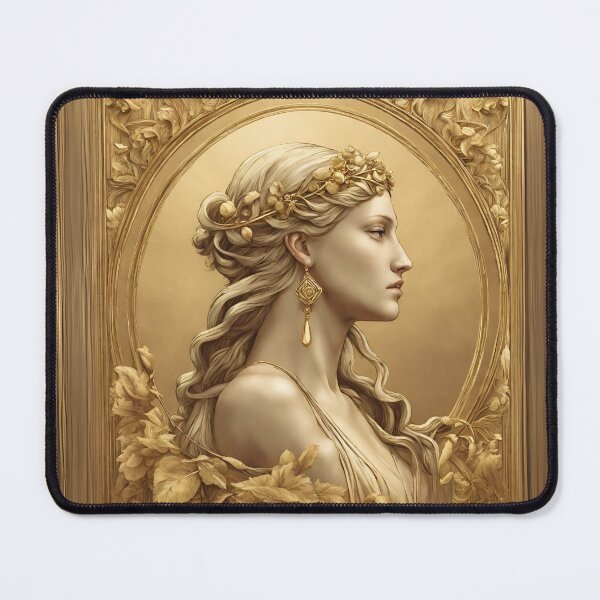 Item preview, Demeter the goddess Greek mythology myth art drawing design designed and sold by TheLocoShop.