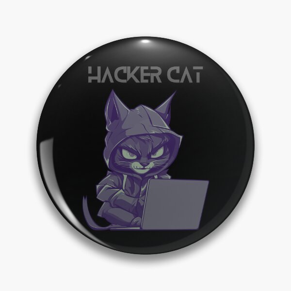Item preview, Hacker cat designed and sold by MotionWaves.
