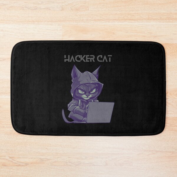 Item preview, Hacker cat designed and sold by MotionWaves.
