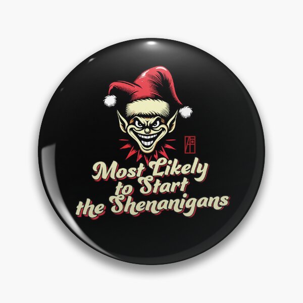 Item preview, Most Likely to Start the Shenanigans Elf - Family Christmas - Merry Christmas designed and sold by ArtProjectShop.