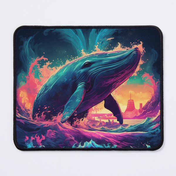 Item preview, Whale Neon Art designed and sold by AstroRisq.