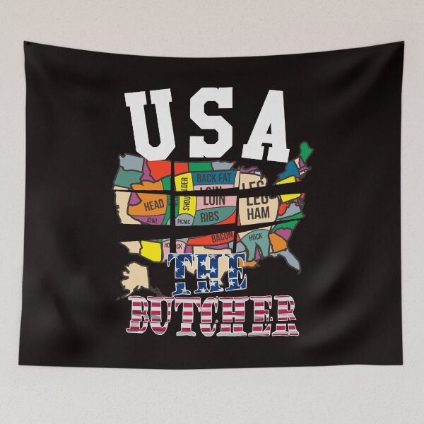 Item preview, I’m the butcher from U.S.A. designed and sold by Lefthandshop.