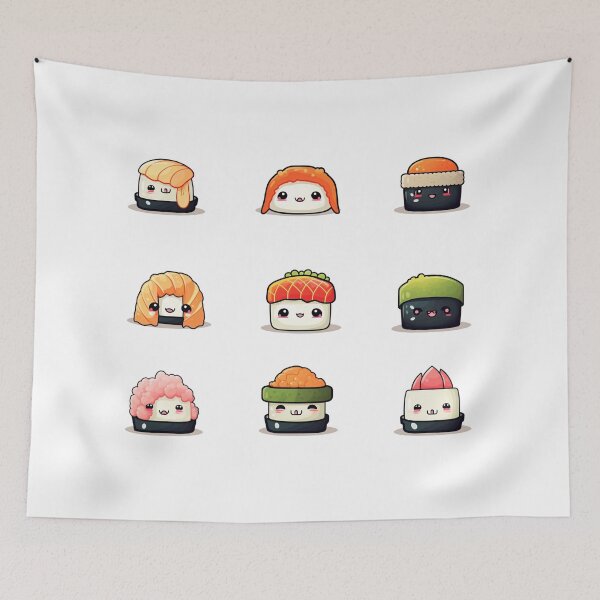 Item preview, Kawaii Sushi Set Pack designed and sold by PabloArt.