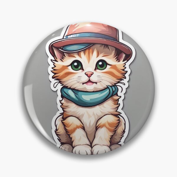 Aperçu de l'œuvre chaton mignon portant un chapeau drôle créée et vendue par Jason200000.