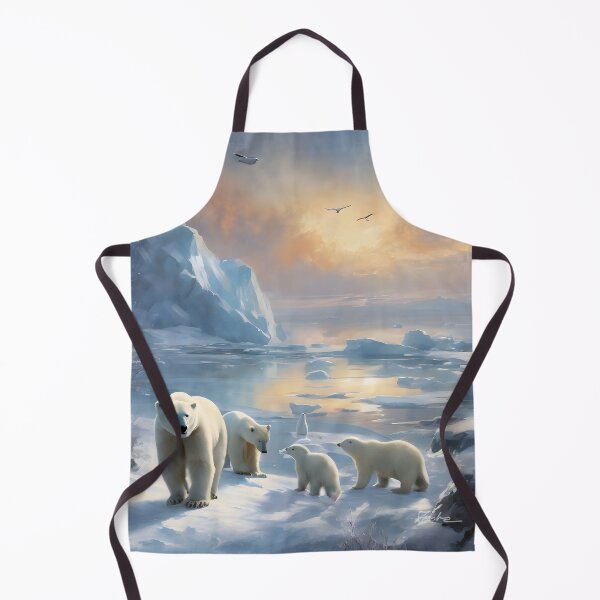 Item preview, Polar bear family in the Arctic in summer designed and sold by Didier Junk.