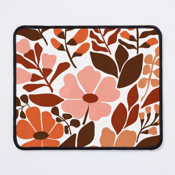 Item preview, Bohemian Blooms Mid Century Modern Floral Earthy Tones designed and sold by trdstudio.