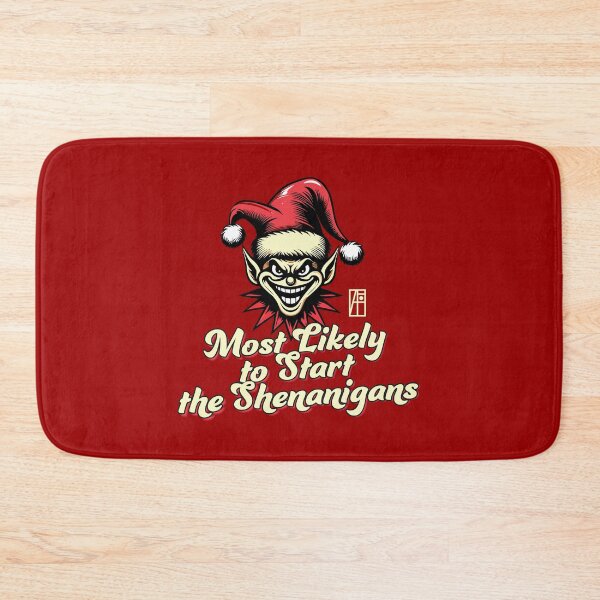 Item preview, Most Likely to Start the Shenanigans Elf - Family Christmas - Merry Christmas designed and sold by ArtProjectShop.