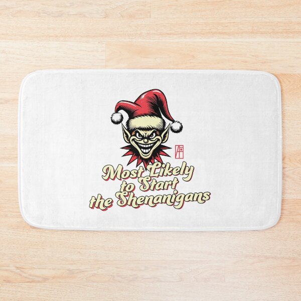 Item preview, Most Likely to Start the Shenanigans Elf - Family Christmas - Merry Christmas designed and sold by ArtProjectShop.