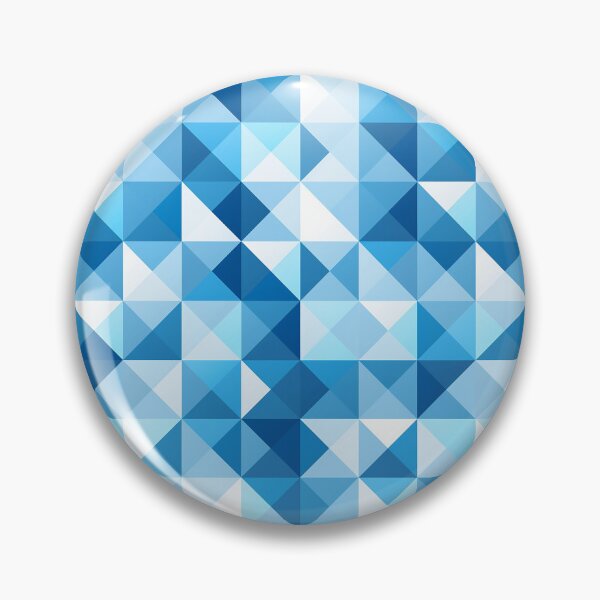 Item preview, Geometric Monochromatic Blue Pattern designed and sold by panchiTWO.