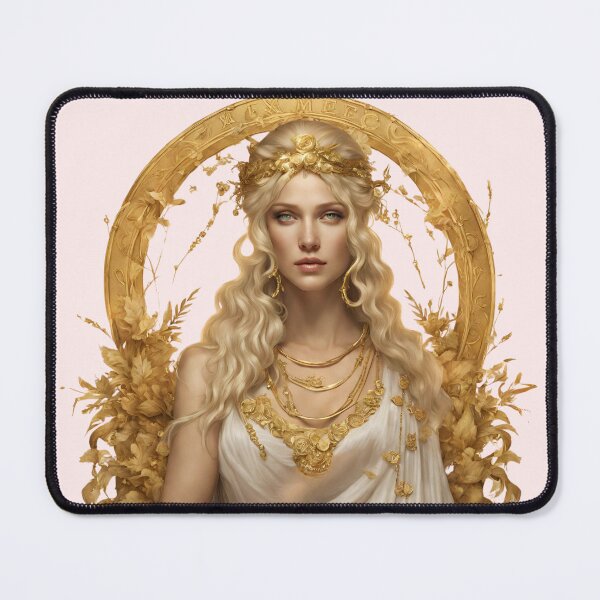 Item preview, Demeter the goddess Greek mythology myth art drawing design designed and sold by TheLocoShop.
