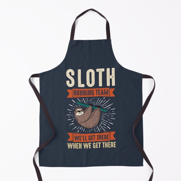 Item preview, Funny Sloth Running Team designed and sold by Monkey-Bar.