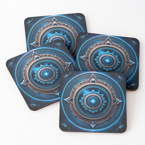Item preview, Blue Galaxy Tranquility Mandala Art designed and sold by SpiritualManda.