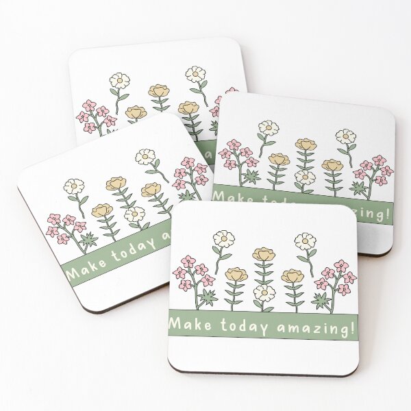Item preview, make today amazing with cute little flowers designed and sold by Taloory.