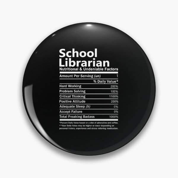 Item preview, School Librarian - Nutritional And Undeniable Factors designed and sold by alphatinost.