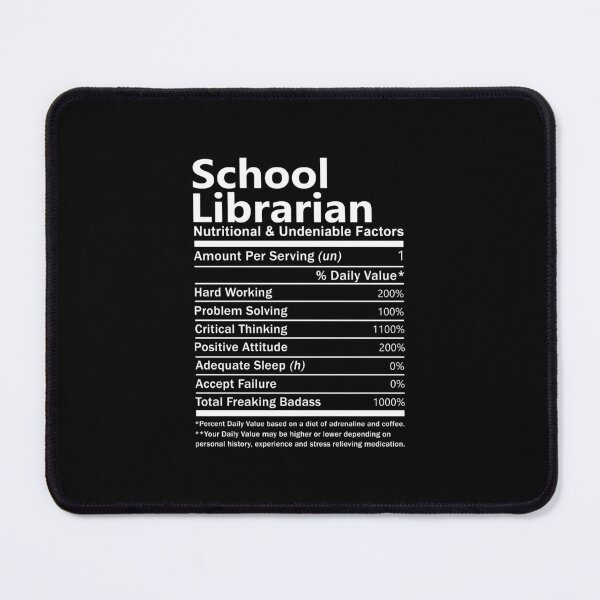 Item preview, School Librarian - Nutritional And Undeniable Factors designed and sold by alphatinost.