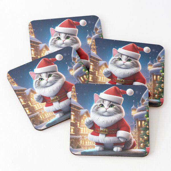 Item preview, Cat at Christmas - 14 Jingle Paws Meowy Christmas designed and sold by Artekinium.