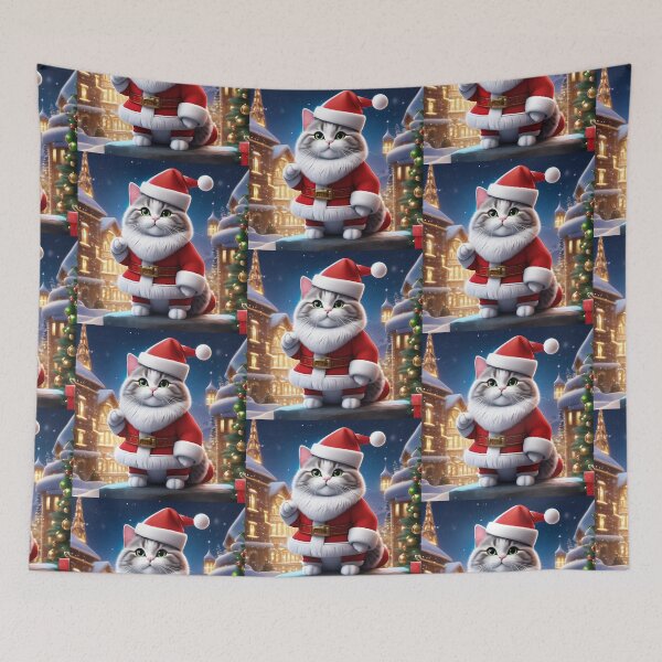 Item preview, Cat at Christmas - 14 Jingle Paws Meowy Christmas designed and sold by Artekinium.