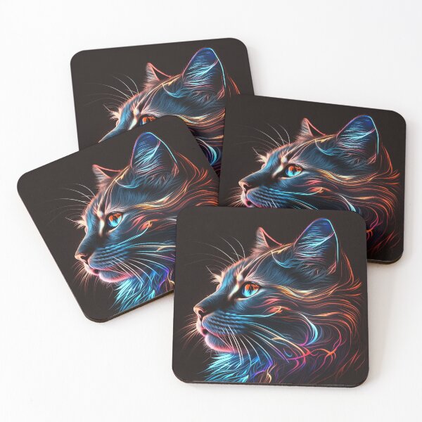 Item preview, Cat Neon Art 1 designed and sold by AstroRisq.
