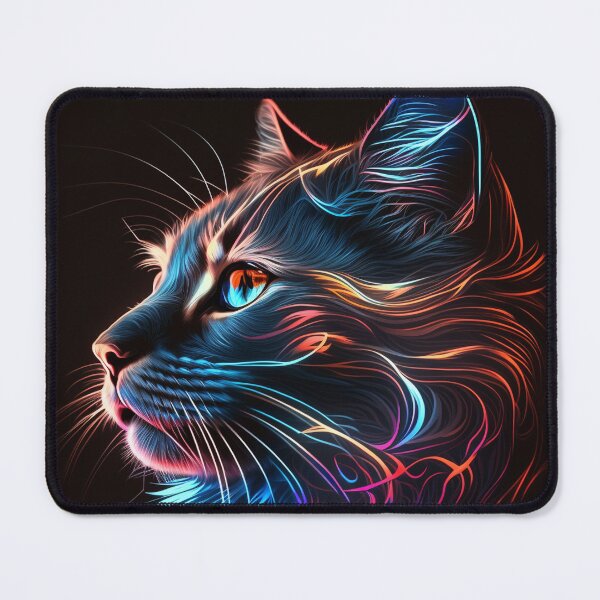 Item preview, Cat Neon Art 1 designed and sold by AstroRisq.