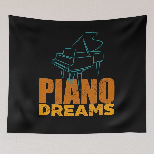 Item preview, Line Art Drawing Of Grand Piano With Texts “Piano Dreams” designed and sold by CJansuebsri.