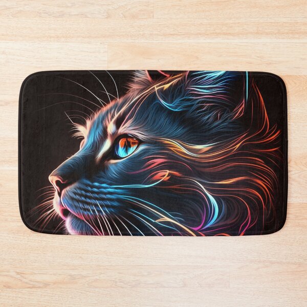 Artikelvorschau, Katzen-Neonkunst 1 entworfen und verkauft von AstroRisq.