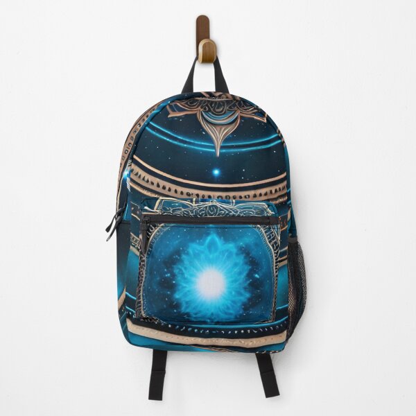 Item preview, Tranquil Galactic Blue Mandala designed and sold by SpiritualManda.