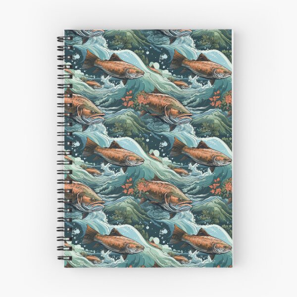 Item preview, Salmon: The Great Migration designed and sold by KellerApparelCo.