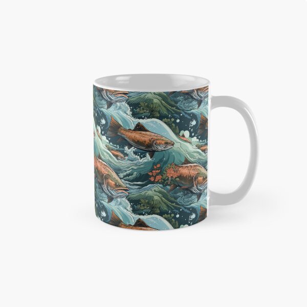Item preview, Salmon: The Great Migration designed and sold by KellerApparelCo.