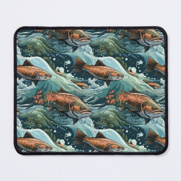 Item preview, Salmon: The Great Migration designed and sold by KellerApparelCo.