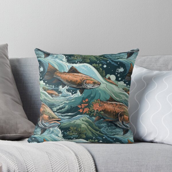 Item preview, Salmon: The Great Migration designed and sold by KellerApparelCo.