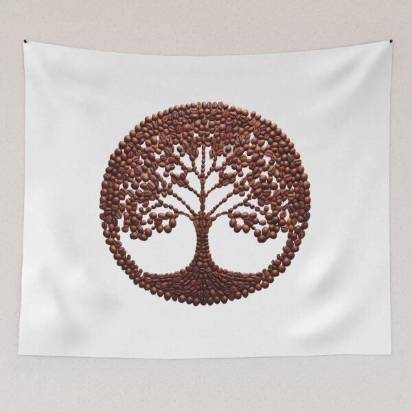 Item preview, Coffee Drinker Lover Caffeine Addict, tree of life designed and sold by Reflect33.