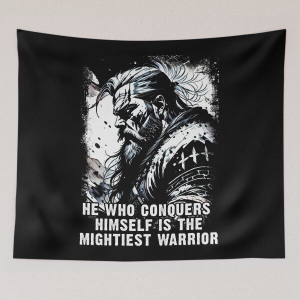 Item preview, Ancient viking warrior Norse Mythology Powerful words of wisdom courage strength and bravery designed and sold by Naumovski.