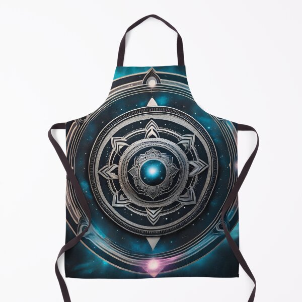 Item preview, Silver Cosmic Tranquility Mandala Art designed and sold by SpiritualManda.