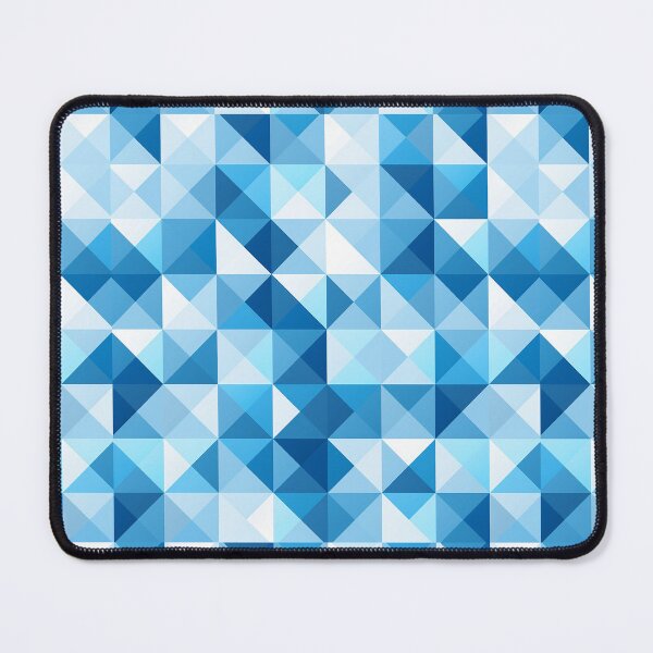 Item preview, Geometric Monochromatic Blue Pattern designed and sold by panchiTWO.