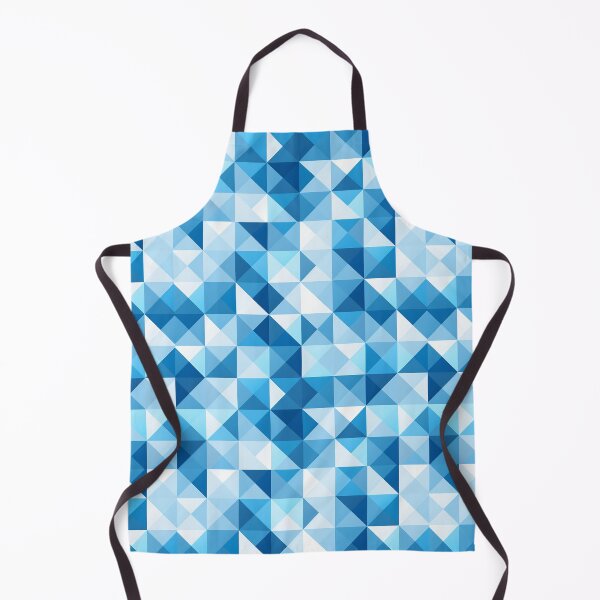 Item preview, Geometric Monochromatic Blue Pattern designed and sold by panchiTWO.