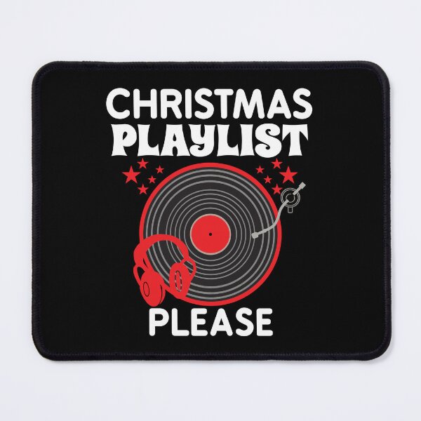 Item preview, Christmas playlist please white text designed and sold by DanceDeck.