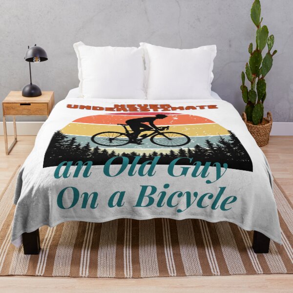 Item preview, Never Underestimate An Old Guy on a Bicycle  designed and sold by Creativedsigna.