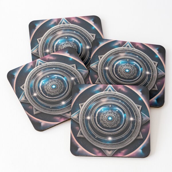Item preview, Deep Galactic Tranquility Mandala Art designed and sold by SpiritualManda.