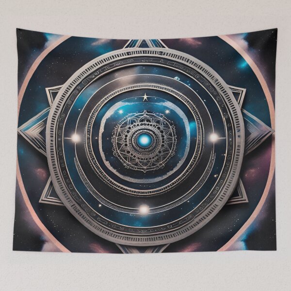 Item preview, Deep Galactic Tranquility Mandala Art designed and sold by SpiritualManda.
