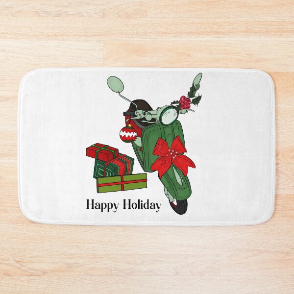 Item preview, Green Wheels of Joy: Happy Holiday Ride designed and sold by Anastasiia Yurevych.