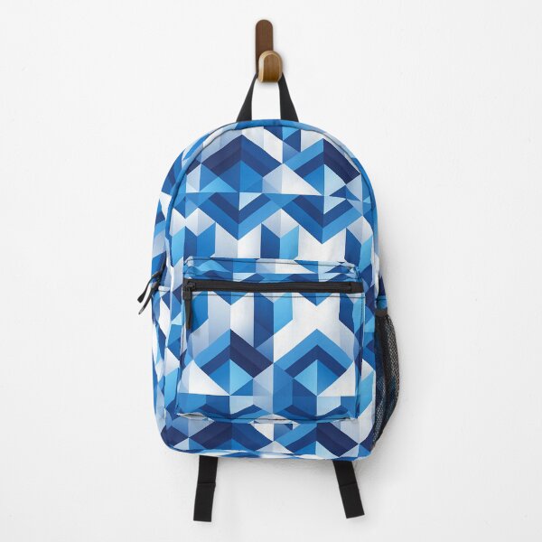 Item preview, Geometric Monochromatic Blue Pattern 2 designed and sold by panchiTWO.