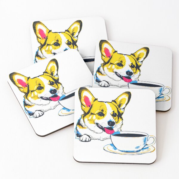 Item preview, English Corgi and Tea  designed and sold by John-Paul Sanders.