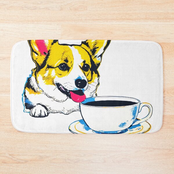 Item preview, English Corgi and Tea  designed and sold by John-Paul Sanders.