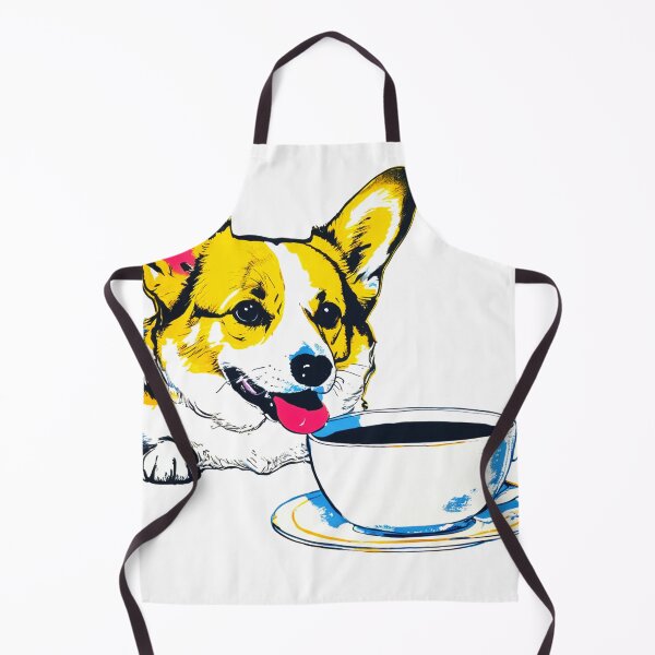 Item preview, English Corgi and Tea designed and sold by John-Paul Sanders.