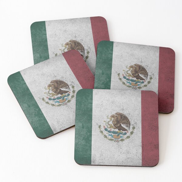 Item preview, Distressed, Old, Faded & Worn Flag of Mexico (Bandera de México) designed and sold by STUDIO-72.