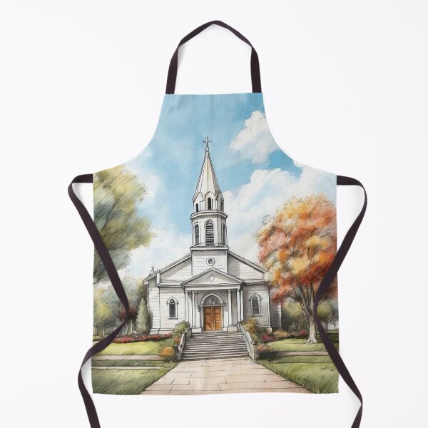 Item preview, Christian Art for Gifts of Catholic Church Painting - Church designed and sold by HeavenArtStudio.