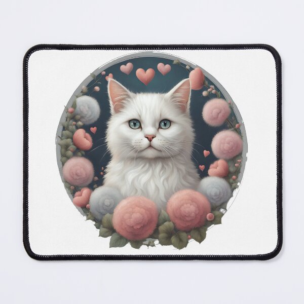 Item preview, Adorable Angora cat designed and sold by Kaleddis.
